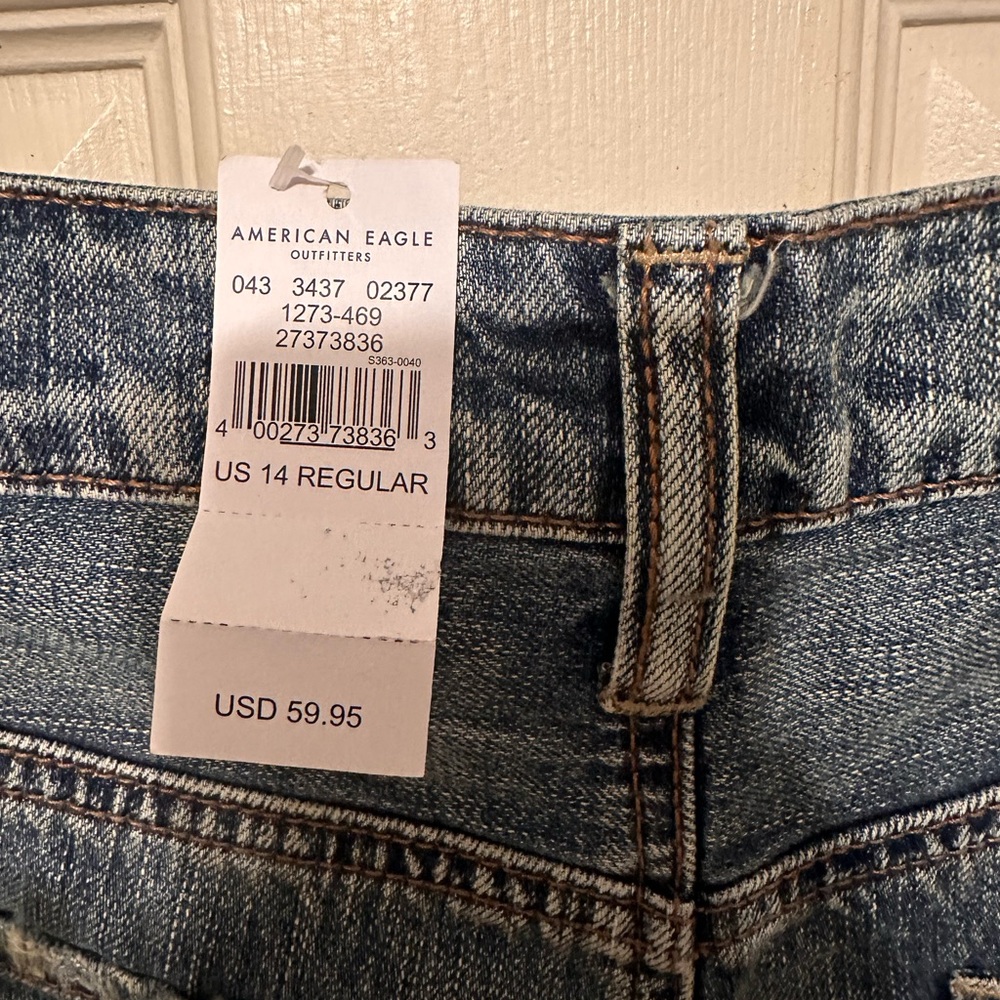 NWT AEO boyfriend crop pants